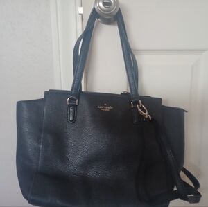 Kate Spade Black Pebbled Tote